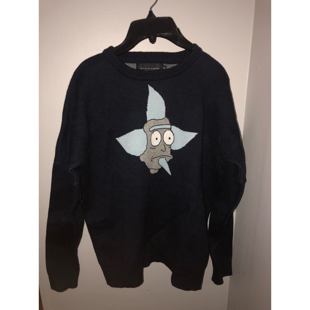 Daylight Curfew Rick & Morty Council Sweater NEW (no tags!)